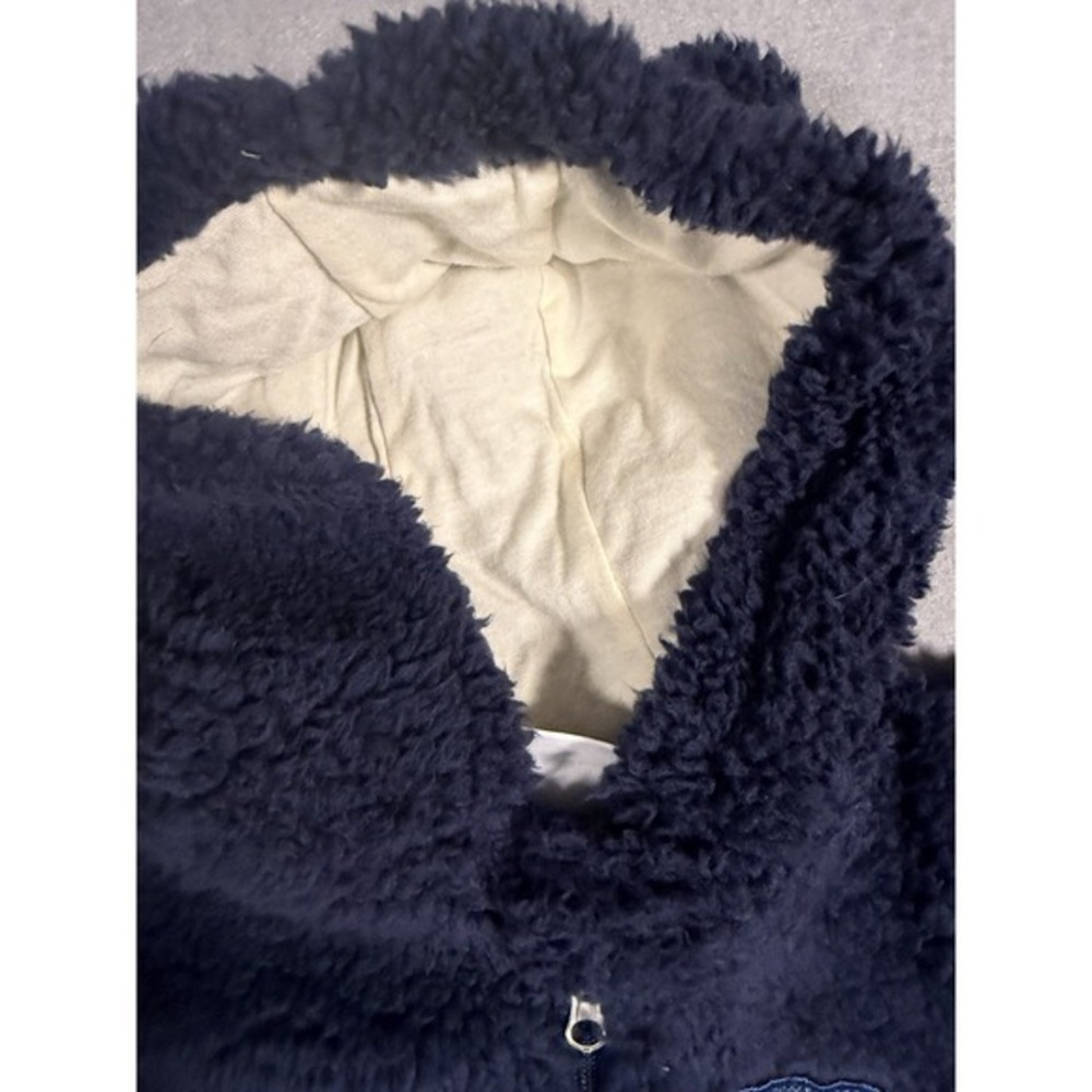 NFL Team Kids‎ 0-3 mos.  Chicago Bears  Full Zip Navy Fleece Sleeper NWT - Picture 3 of 7